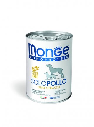 Monge Monoprotein SOLO Pollo 400g - cane