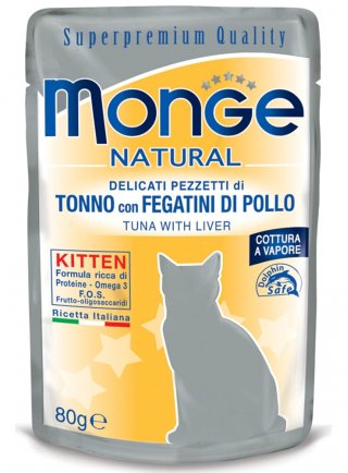 Monge Natural 80g bustina - gatto