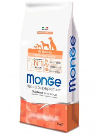 Monge Puppy Speciality All breeds Salmone e Riso - cane