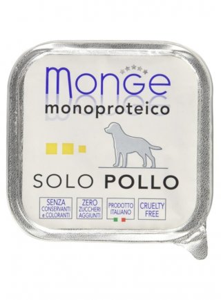 Monge SOLO Pollo monoproteico 150g vaschetta - cane