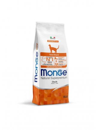 MONGE STERILISED SPECIALITY Monoprotein Anatra - gatto