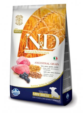 N&D FO Ancestral Canine - Grano & Agnello & Mirtillo Puppy Mini