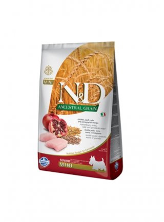 N&D FO ANCESTRAL canine - GRANO & POLLO & MELOGRANO SENIOR MINI 2,5kg