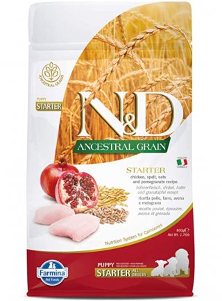 N&D FO ANCESTRAL canine - GRANO & POLLO & MELOGRANO STARTER PUPPY 800g