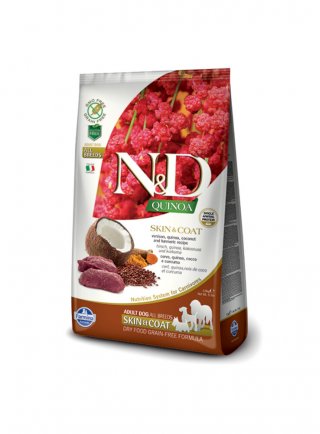 N&D FR Quinoa Canine - Skin&Coat Cervo & Cocco & Curcuma Adult All Breeds