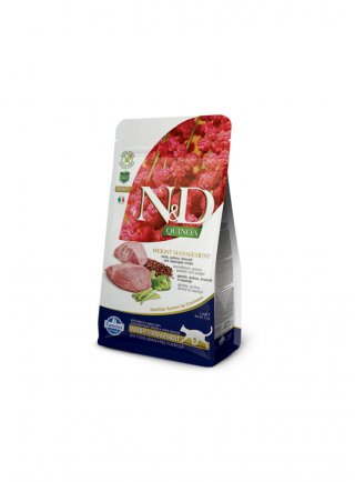 N&D FR QUINOA feline - WEIGHT MANAGEMENT AGNELLO & BROCCOLI & ASPARAGI ADULT 300g