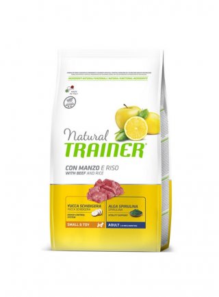 TRAINER Natural DOG S&T 7Kg MANZO e RISO - in esaurim.