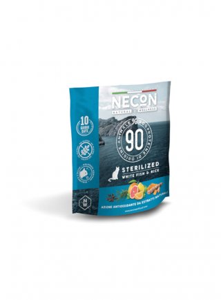 NATURAL WELLNESS STERIL PESCE BIANCO E RISO 400g - gatto