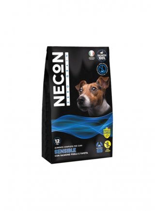 Necon Zero Grain Monoproteico Sensibile Salmone Piselli e Favetta - Cane