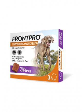 FRONTPRO 136mg CANI >25-50Kg 3cpr mast.