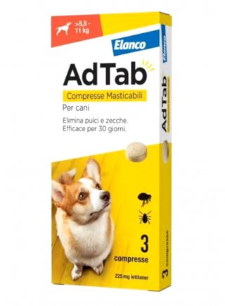 ADTAB 3CPR 225mg CANI 5,5-11Kg