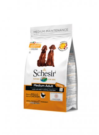 SCHESIR DOG DRY MEDIUM POLLO 3Kg