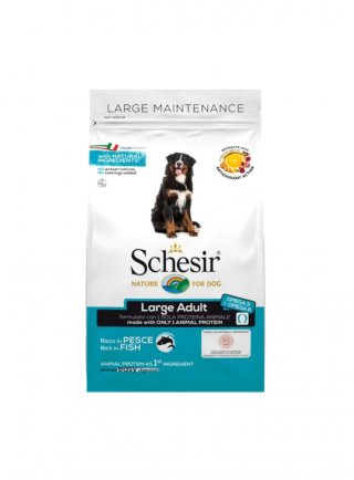 COD.2056330 SCHESIR DRY DOG LARGE PESCE 12Kg