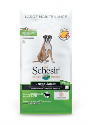 COD.2056340 SCHESIR DRY DOG LARGE AGNELLO 12Kg