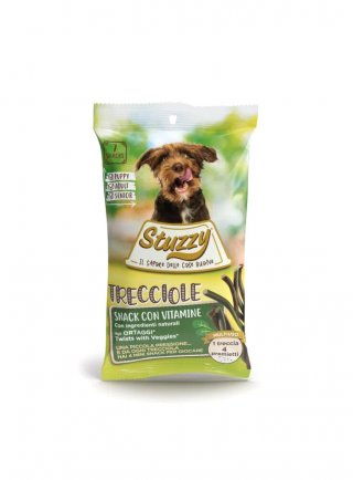 COD.2043820 STUZZY DOG SNACK TRECCIOLE ORTAGGI 160g