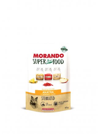 MORANDO STERILIZED MOUSSE ANATRA busta 85g Superfood - gatto