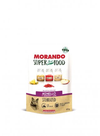 MORANDO STERILIZED MOUSSE AGNELLO busta 85g Superfood - gatto