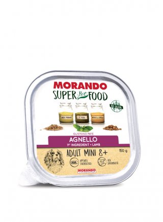 MORANDO ADULT MINI 8+ patè AGNELLO 150g Superfood - cane