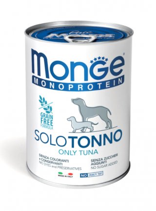 Monge HYPOALLERGENIC MONO TONNO Vetsolution 400g (lattina) - cane