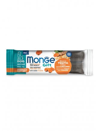 Monge GIFT MEAT BARS Mobility Trota e curcuma 40g - cane