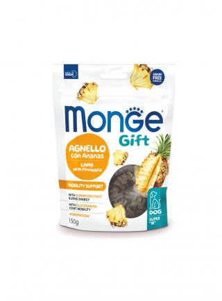 Monge GIFT SUPER M Mobility support Agnello con ananas 150g - cane