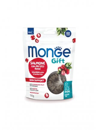 Monge GIFT SUPER M Skin salmone e mirtilli 150g - cane