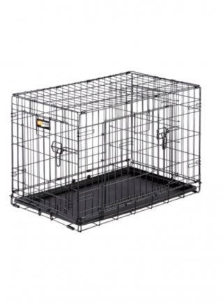 GABBIA PIEGHEVOLE DOG-IN 75cm NERO BOX