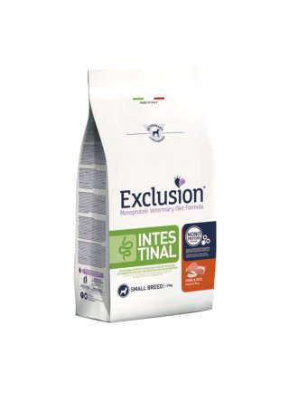 EXCLUSION DIET DOG INTESTINAL PORK & RICE SMALL 7kg