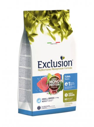 EXCLUSION MONOPROTEIN DOG ADULT TUNA SMALL 2kg