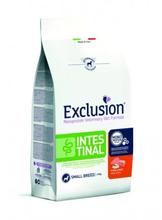 EXCLUSION DIET DOG INTESTINAL PORK & RICE SMALL 2kg