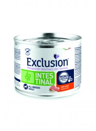 EXCLUSION DIET DOG INTESTINAL PORK & RICE 200g wet