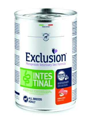 EXCLUSION DIET DOG INTESTINAL PORK & RICE 400g wet