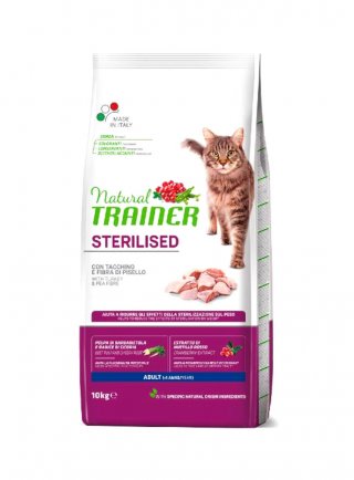 TRAINER NATURAL CAT STERILIZZATO 10KG CARNI BIANCHE TRAINER NATURAL CAT STERILIZZATO 10KG CARNI BIANCHE