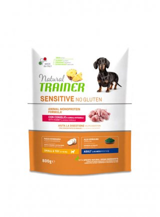 Trainer Natural DOG MINI 800g CONIGLIO SENSITIVE NO GLUTEN
