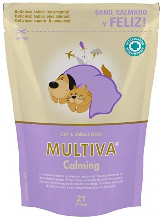 MULTIVA Calming Cat and Small Dog 21Chews - in esaurim.