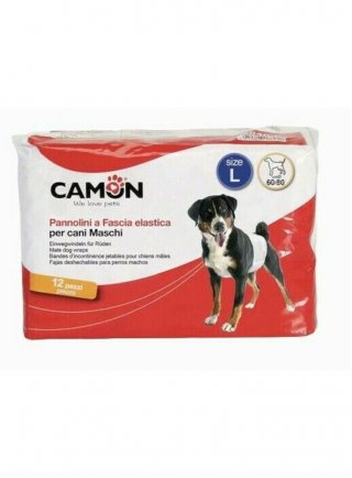 PANNOLINI a fascia per cani Maschi - Misura 3 - 12pz x conf (B040/3)