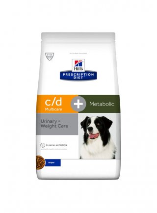 PD Canine c/d + Metabolic 12Kg (605409)