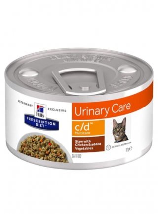 Pd Feline C/D Mul Chicken&Veg Stew 82G Cs (603874 - 605642)