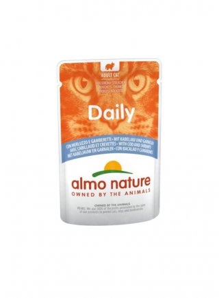 PFC DAILY CAT con Merluzzo e Gamberetti 70g (5275)