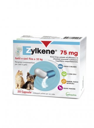 ZYLKENE 75mg 20cps - cane e gatto: <10kg