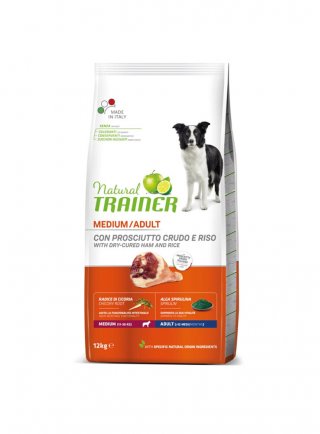 PROMO card - Trainer Natural Dog Medium 12kg Prosciutto
