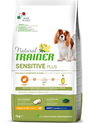 PROMO card - TRAINER NATURAL DOG S&T 2Kg Coniglio SENSITIVE PLUS
