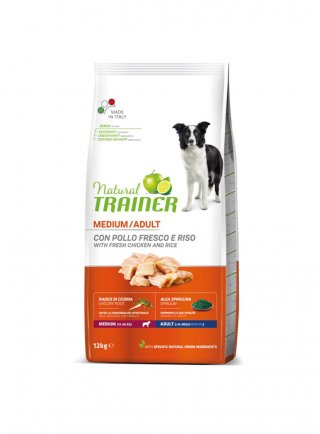 PROMO Gadget - TRAINER Natural DOG Medium 12Kg Pollo e Riso