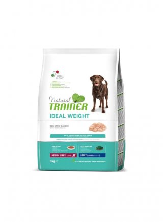 PROMO - TRAINER Natural DOG M/M 3Kg WEIGHT CARE Carni Bianche