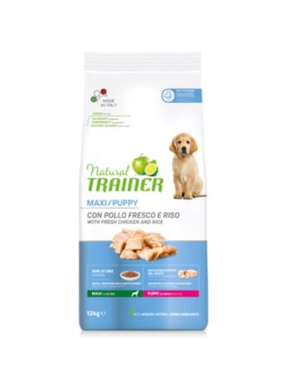 PROMO - TRAINER Natural DOG Maxi Junior 12Kg Pollo - in esaurim. (NEW 28694)