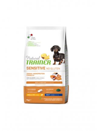 PROMO - TRAINER Natural DOG S&T 7Kg Salmone SENSITIVE No Gluten