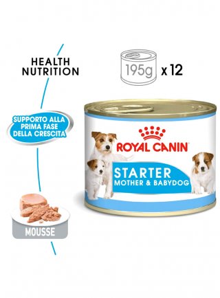 CANE STARTER MOTHER & BABYDOG MOUSSE 195g (6085)