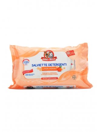 SALVIETTE detergenti FIORI D\'AGRUMI 50pz