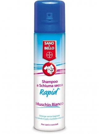 Shampoo Schiuma secca Rapid Muschio Bianco 300 ml