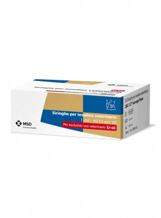 SIRINGHE per CANINSULIN 30pz x 1ml 40 U.I